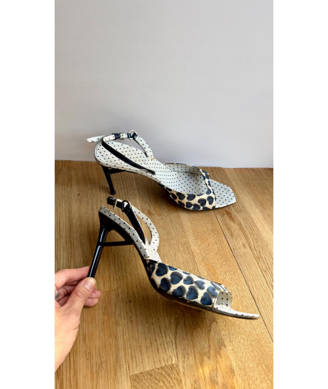 PRADA Коричневые босоножки, фото 8