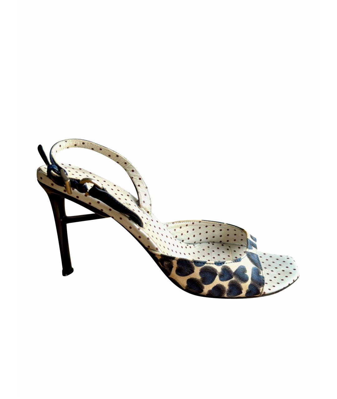 PRADA Коричневые босоножки, фото 1
