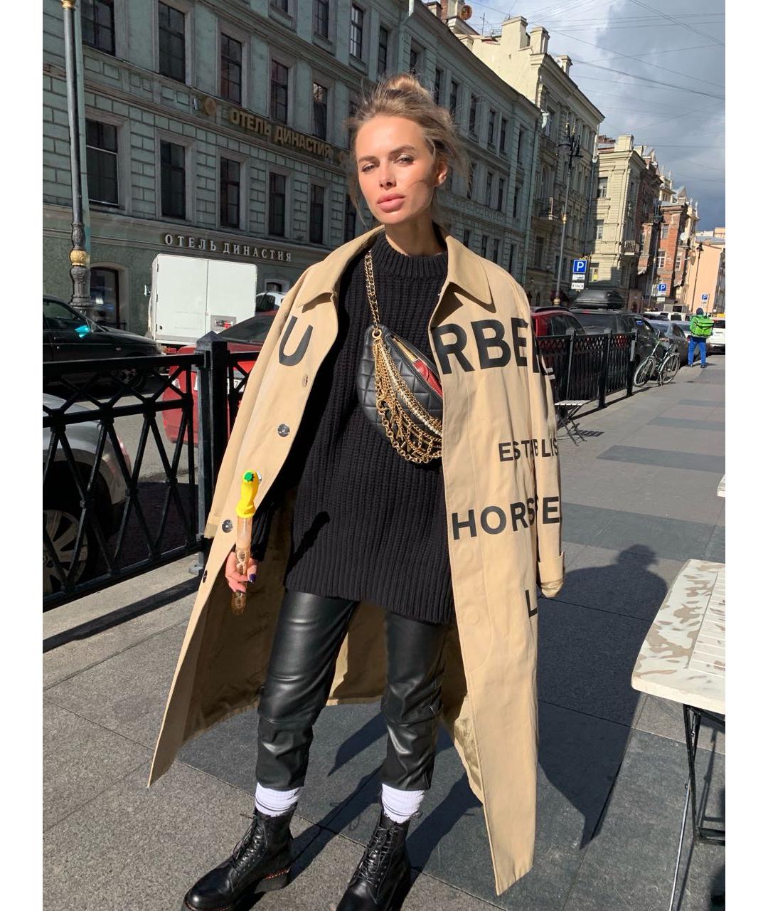 CHANEL Черная кожаная поясная сумка, фото 8