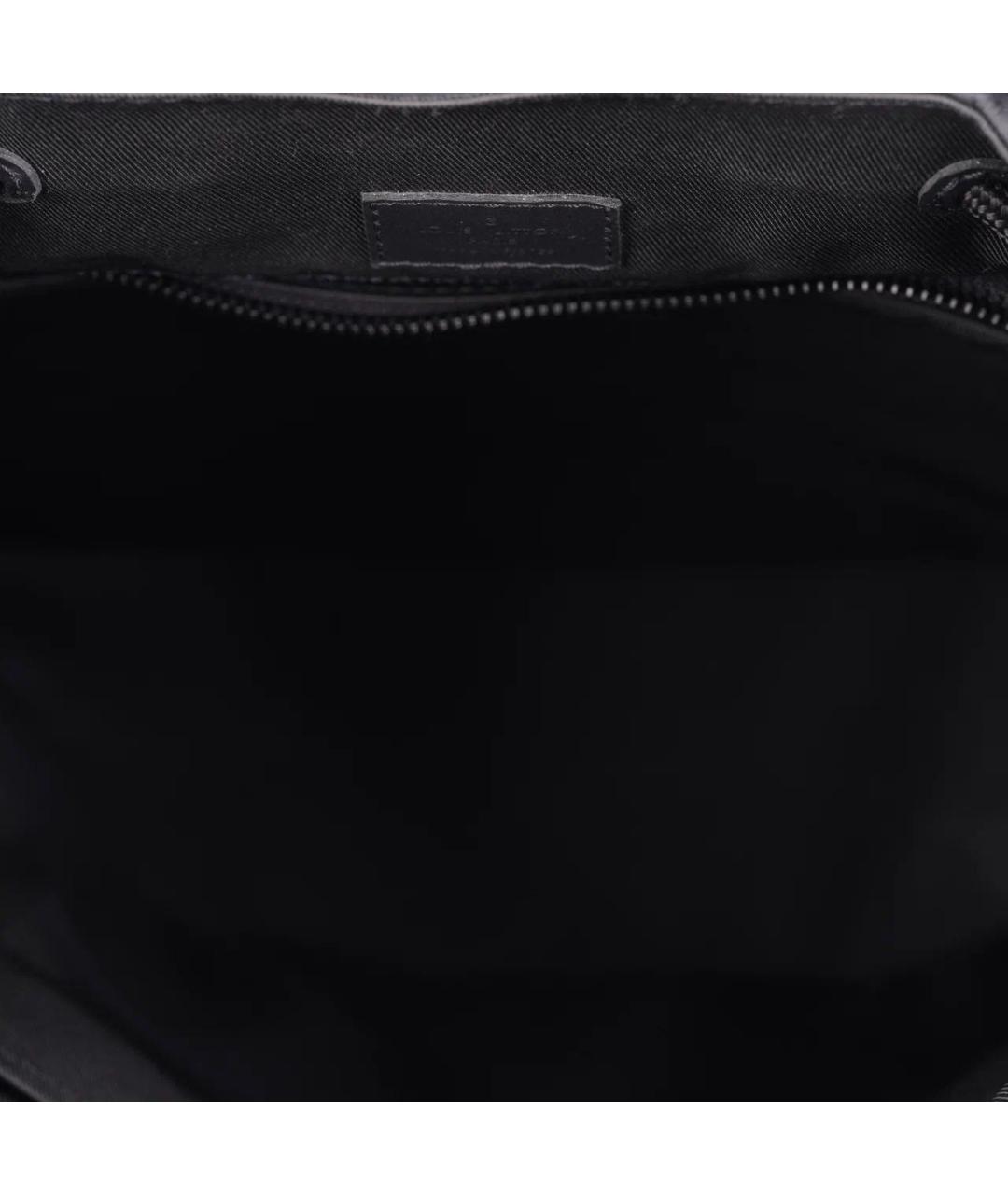 LOUIS VUITTON Черный кожаный рюкзак, фото 7