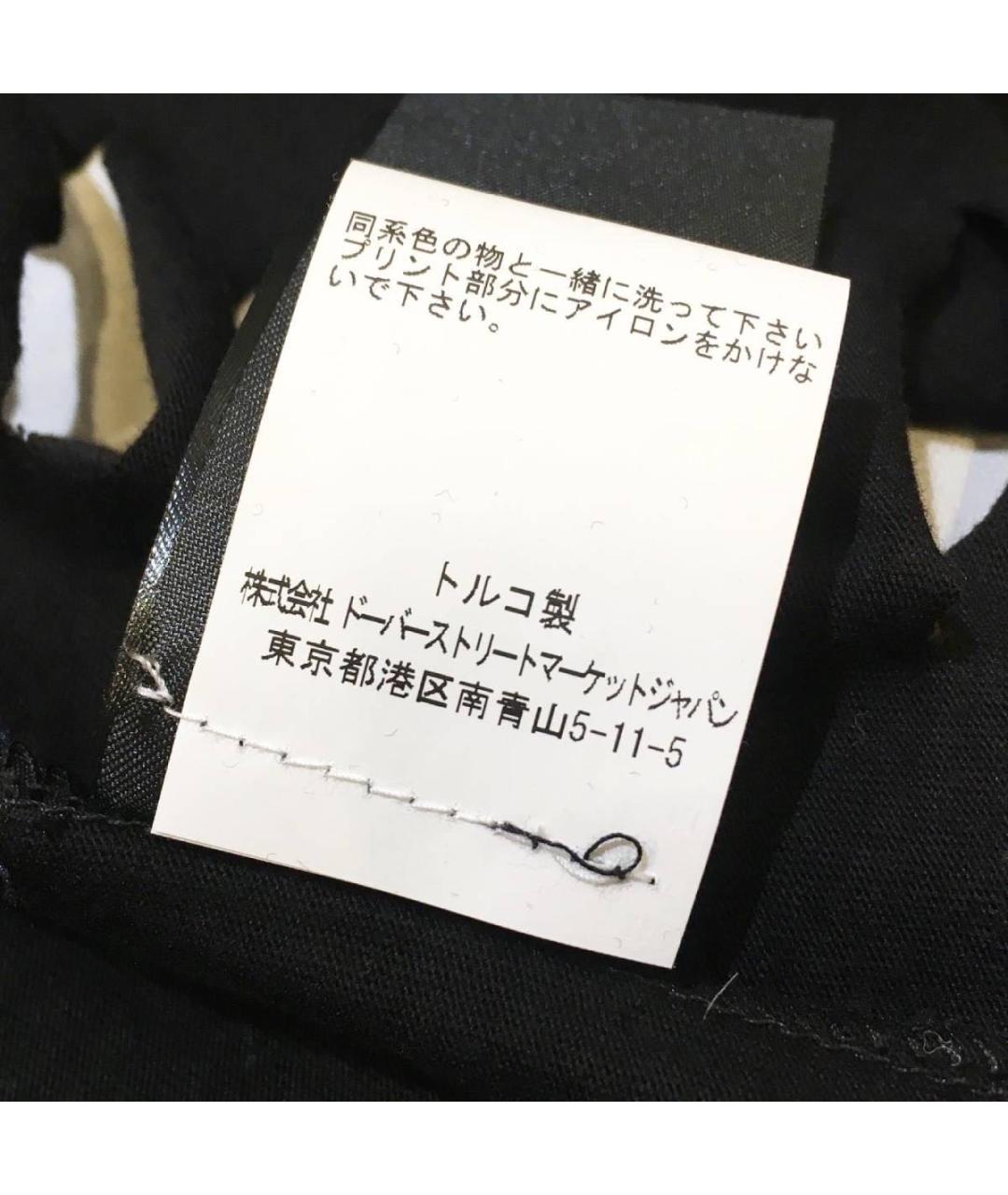 RAF SIMONS Черная хлопковая футболка, фото 6