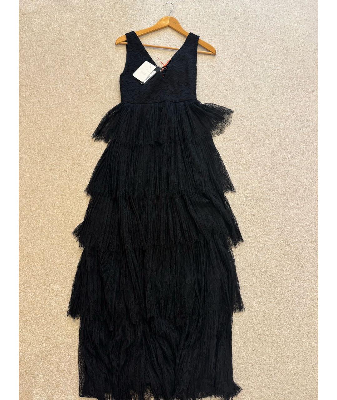 ALICE+OLIVIA Черное вискозное вечернее платье, фото 2