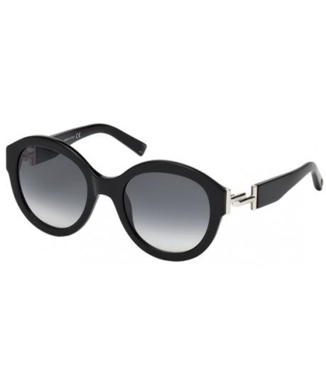 TOD'S Черные пластиковые солнцезащитные очки, фото 1