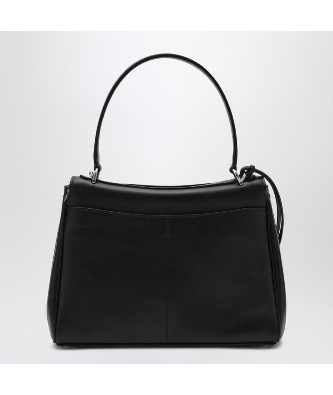 BALENCIAGA Черная кожаная сумка тоут, фото 3
