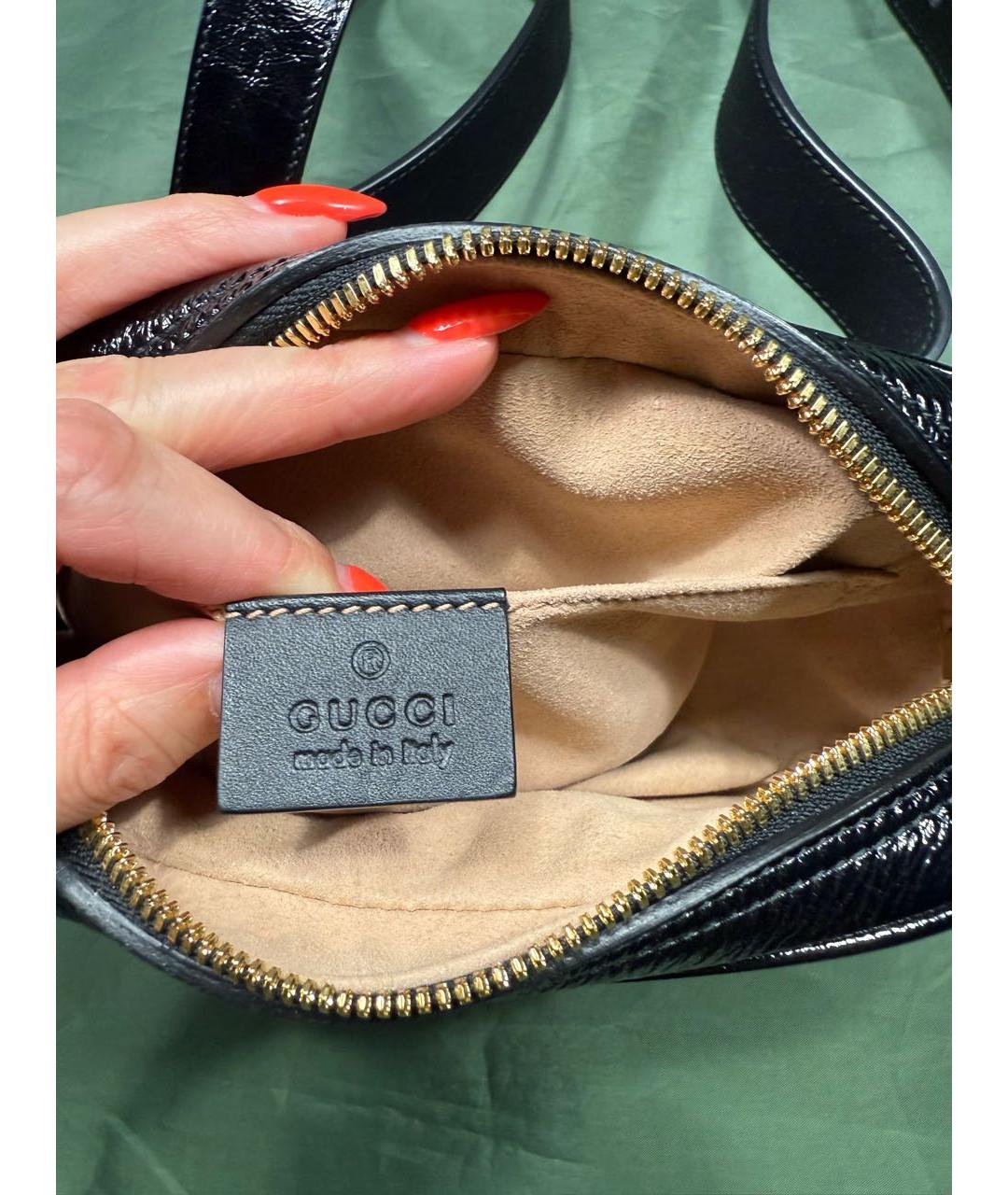 GUCCI Коричневая замшевая поясная сумка, фото 5