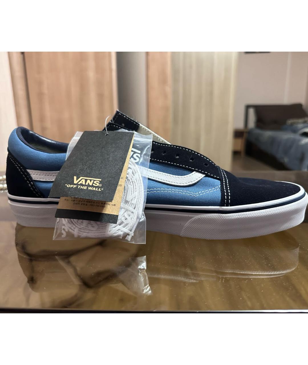VANS Темно-синие низкие кроссовки / кеды, фото 2