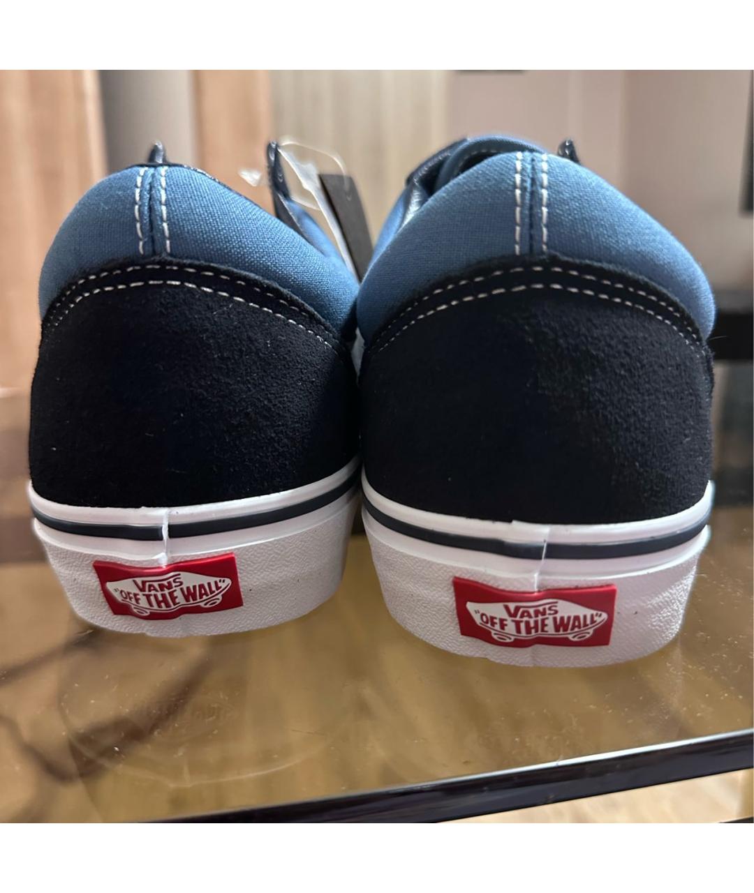 VANS Темно-синие низкие кроссовки / кеды, фото 4