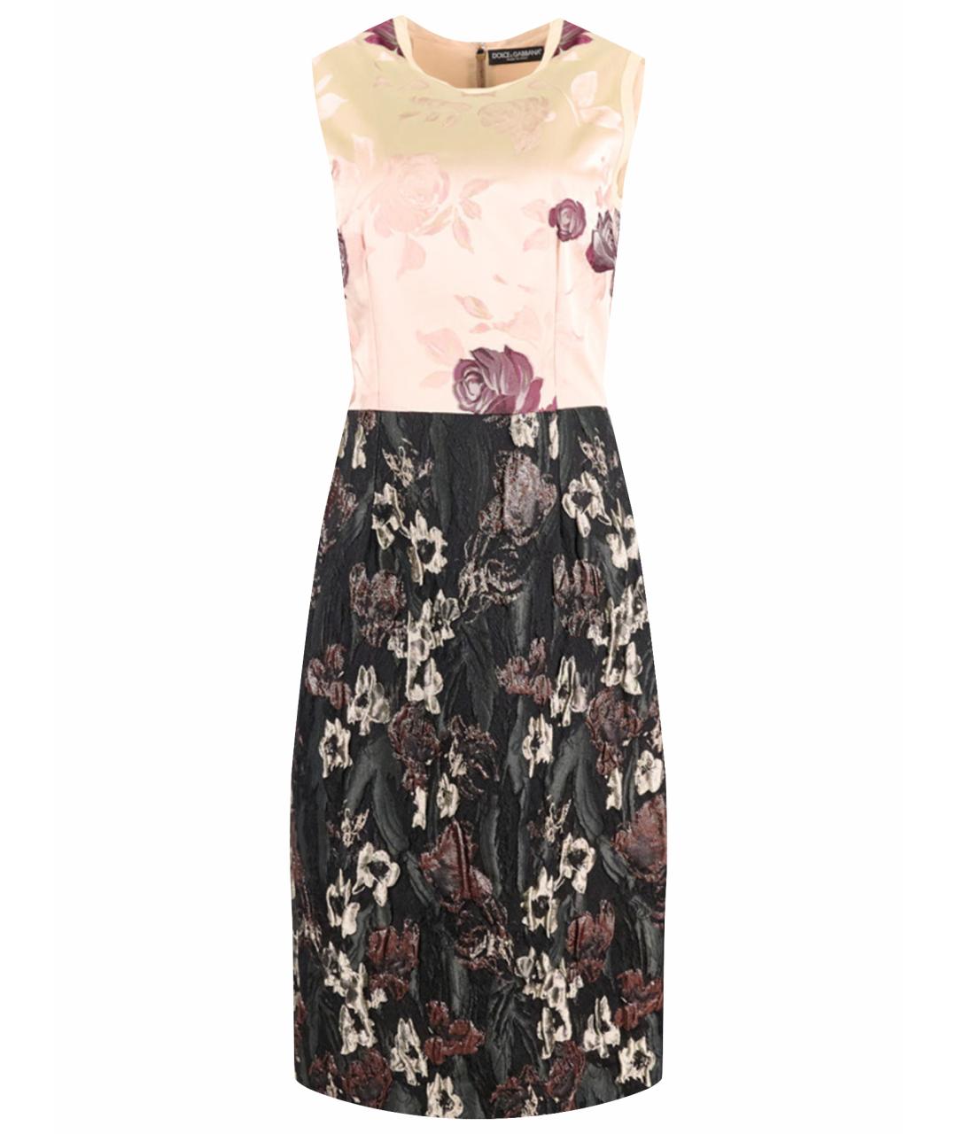 DOLCE&GABBANA Мульти ацетатное повседневное платье, фото 1