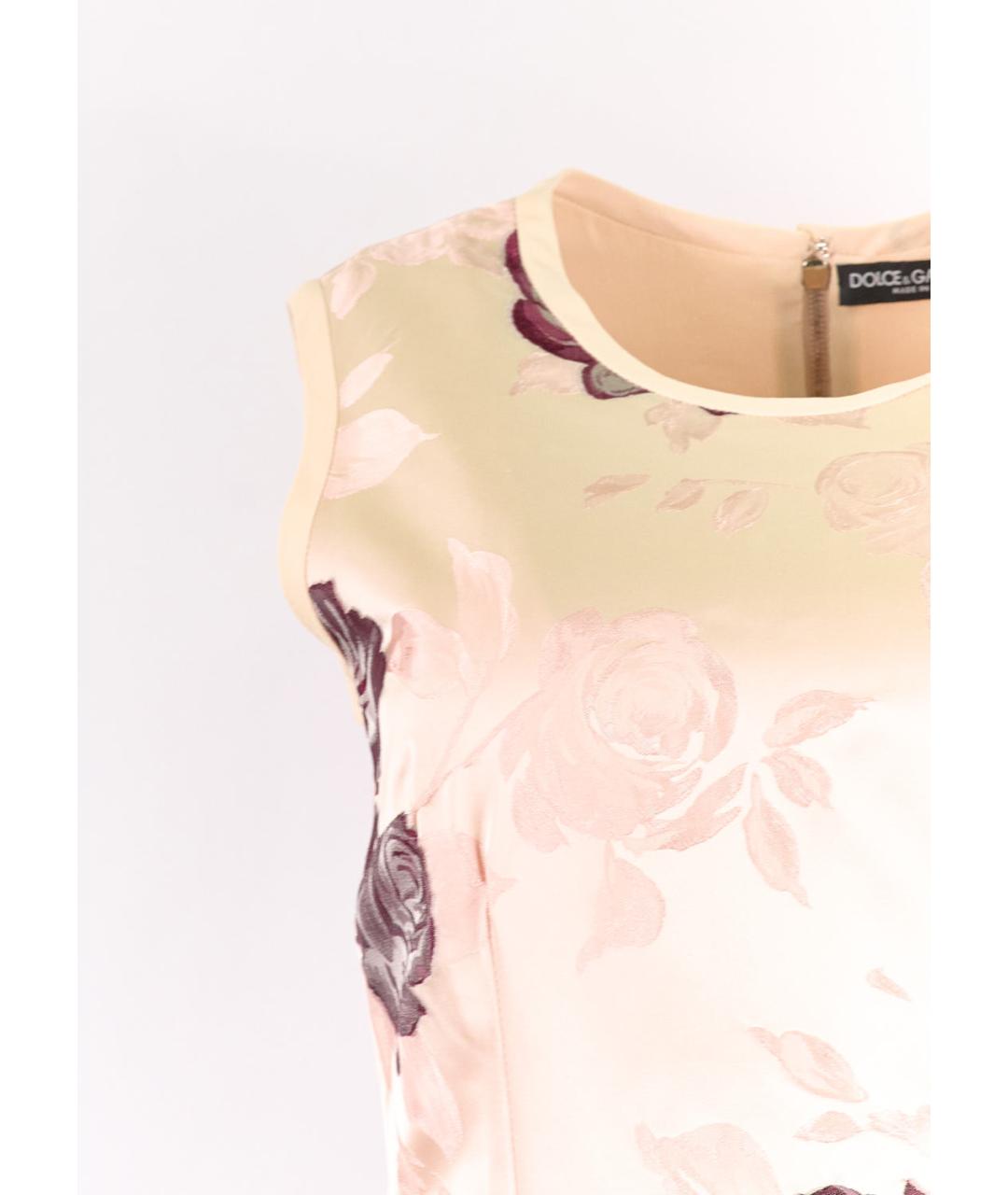 DOLCE&GABBANA Мульти ацетатное повседневное платье, фото 2