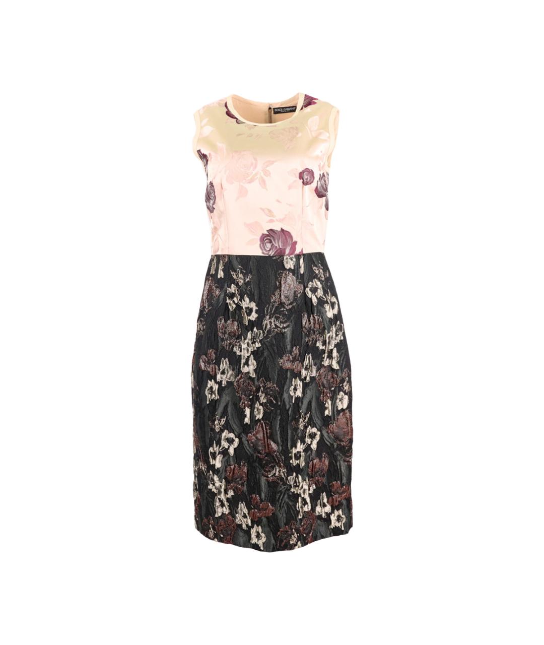 DOLCE&GABBANA Мульти ацетатное повседневное платье, фото 6