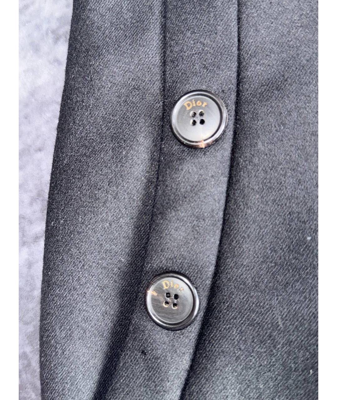 CHRISTIAN DIOR Черная юбка мини, фото 4