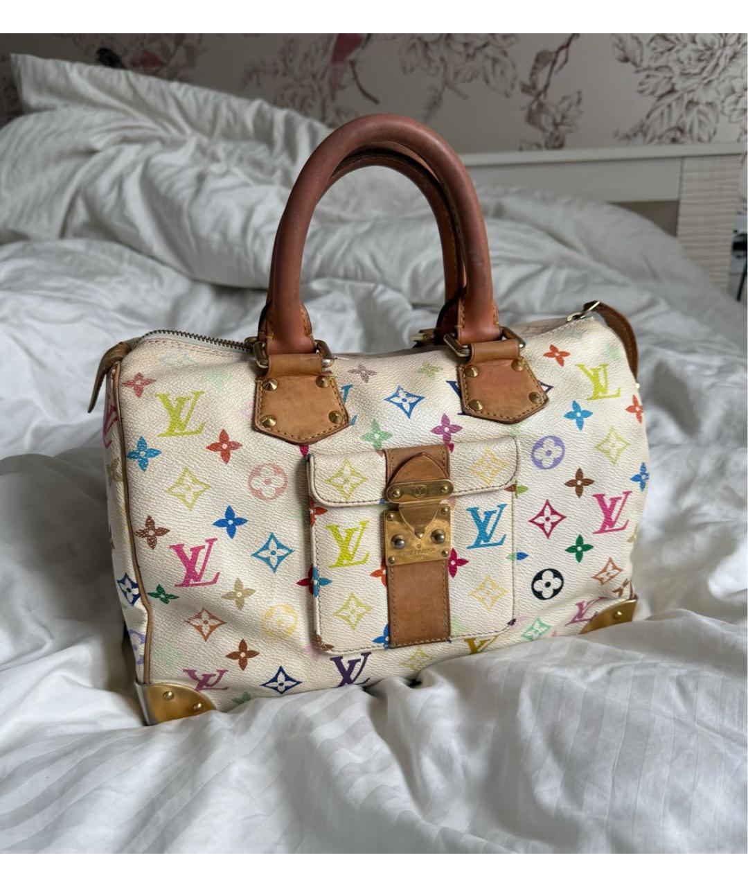 LOUIS VUITTON Мульти кожаная сумка с короткими ручками, фото 9