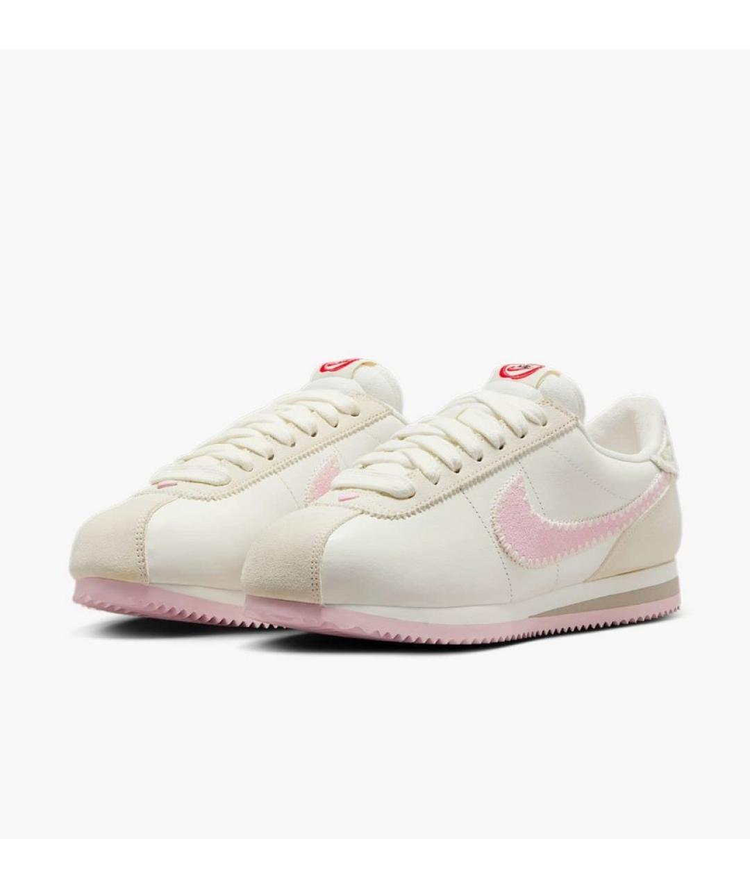 NIKE Белые кожаные кроссовки, фото 2