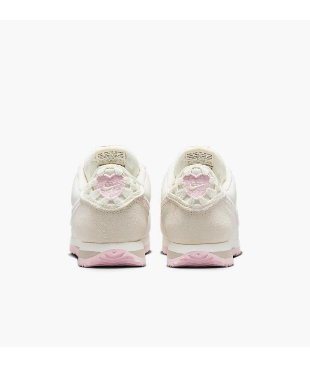 NIKE Белые кожаные кроссовки, фото 4