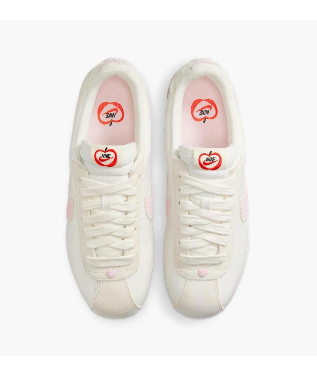 NIKE Белые кожаные кроссовки, фото 7