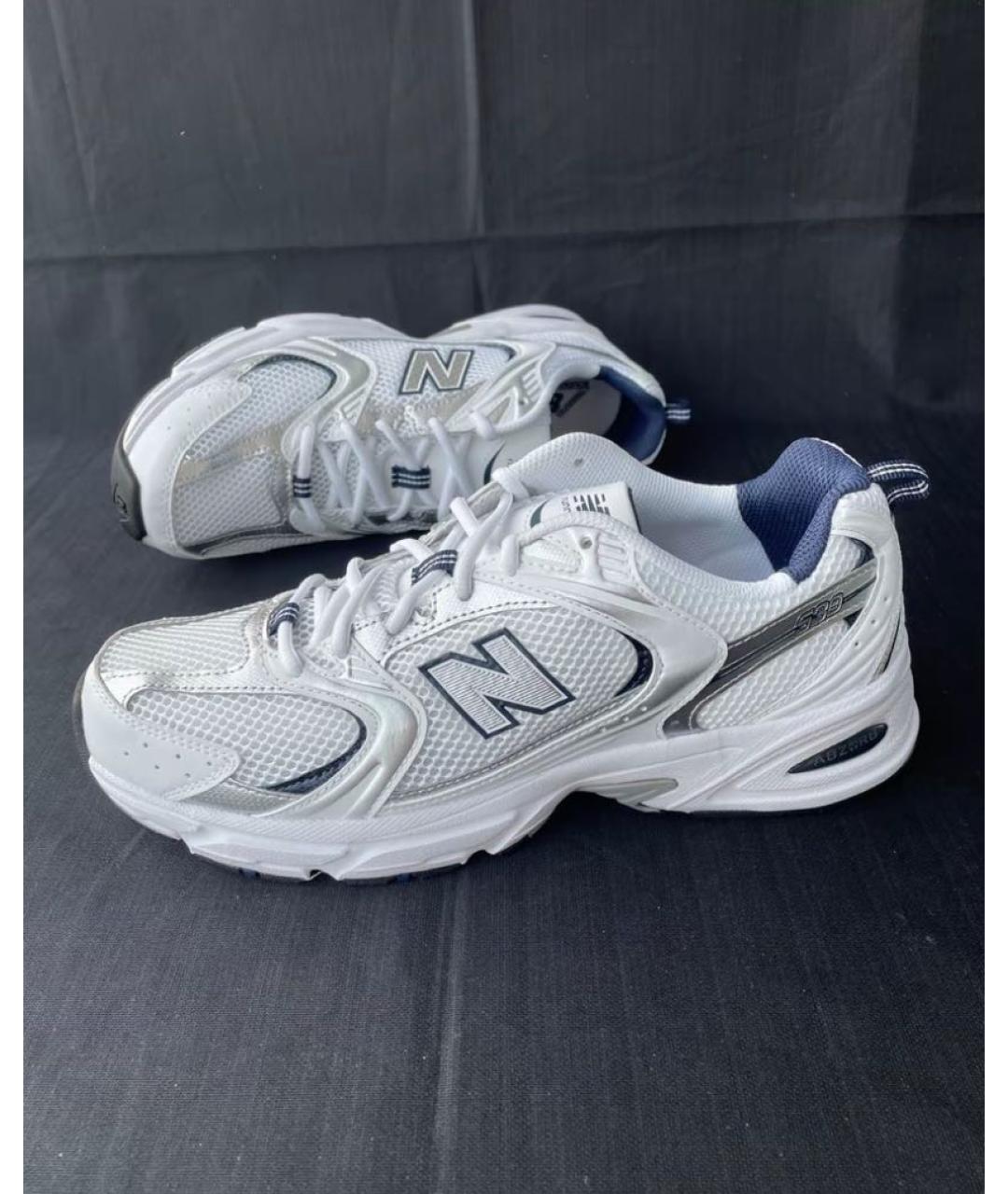 NEW BALANCE Серые низкие кроссовки / кеды, фото 5