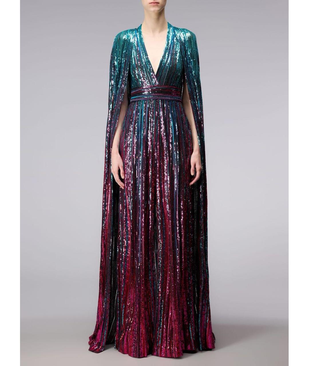 ELIE SAAB Мульти вечернее платье, фото 4