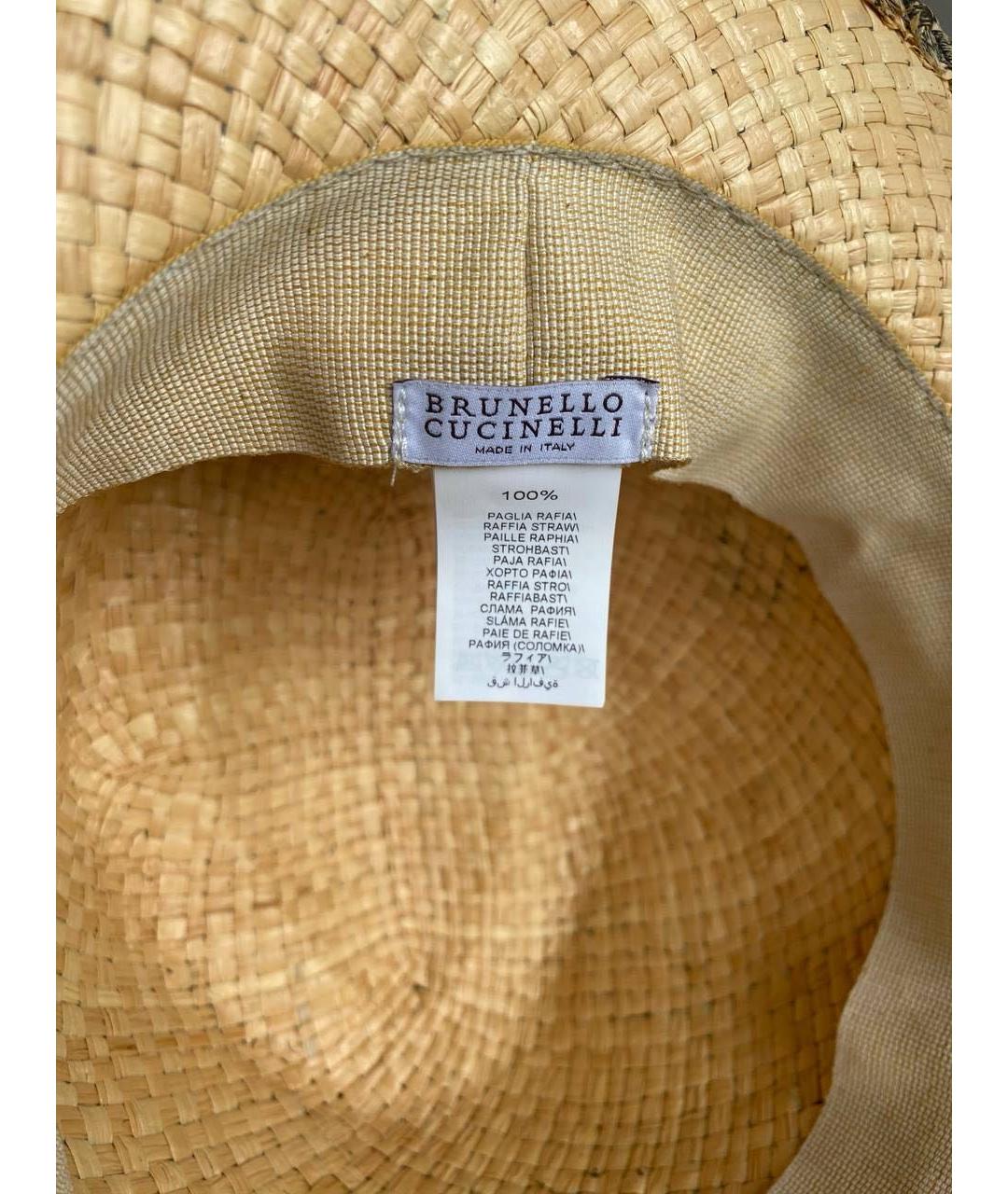 BRUNELLO CUCINELLI Соломенная шляпа, фото 5