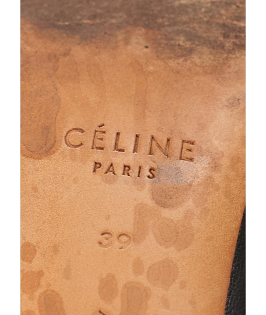 CELINE Белые кожаные сапоги, фото 5