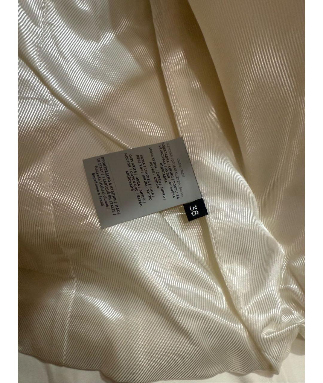 TOM FORD Белая кожаная куртка, фото 6