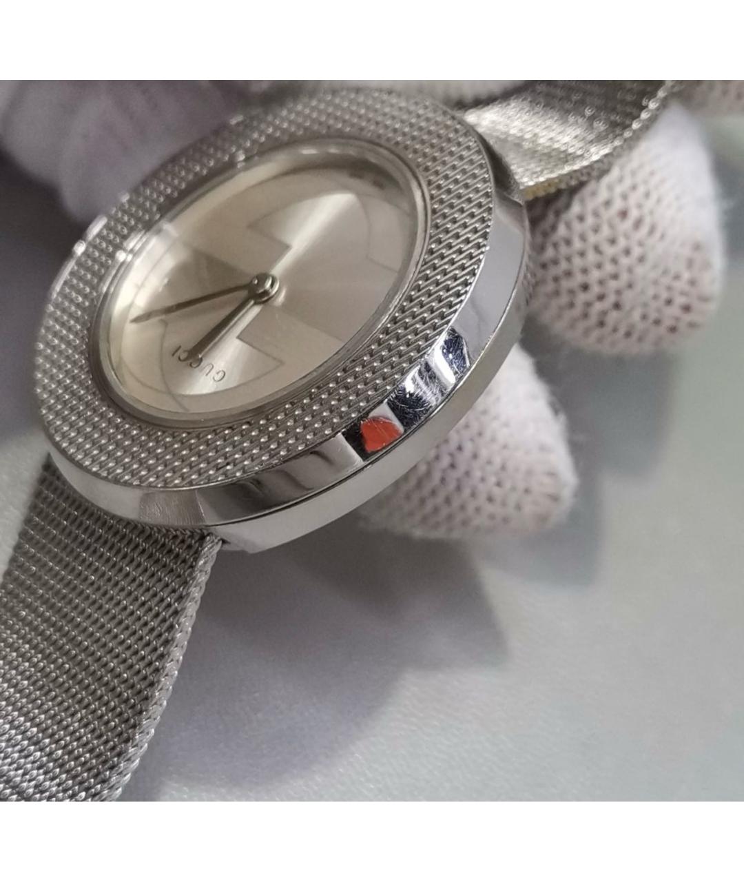 GUCCI Серебряные часы, фото 2