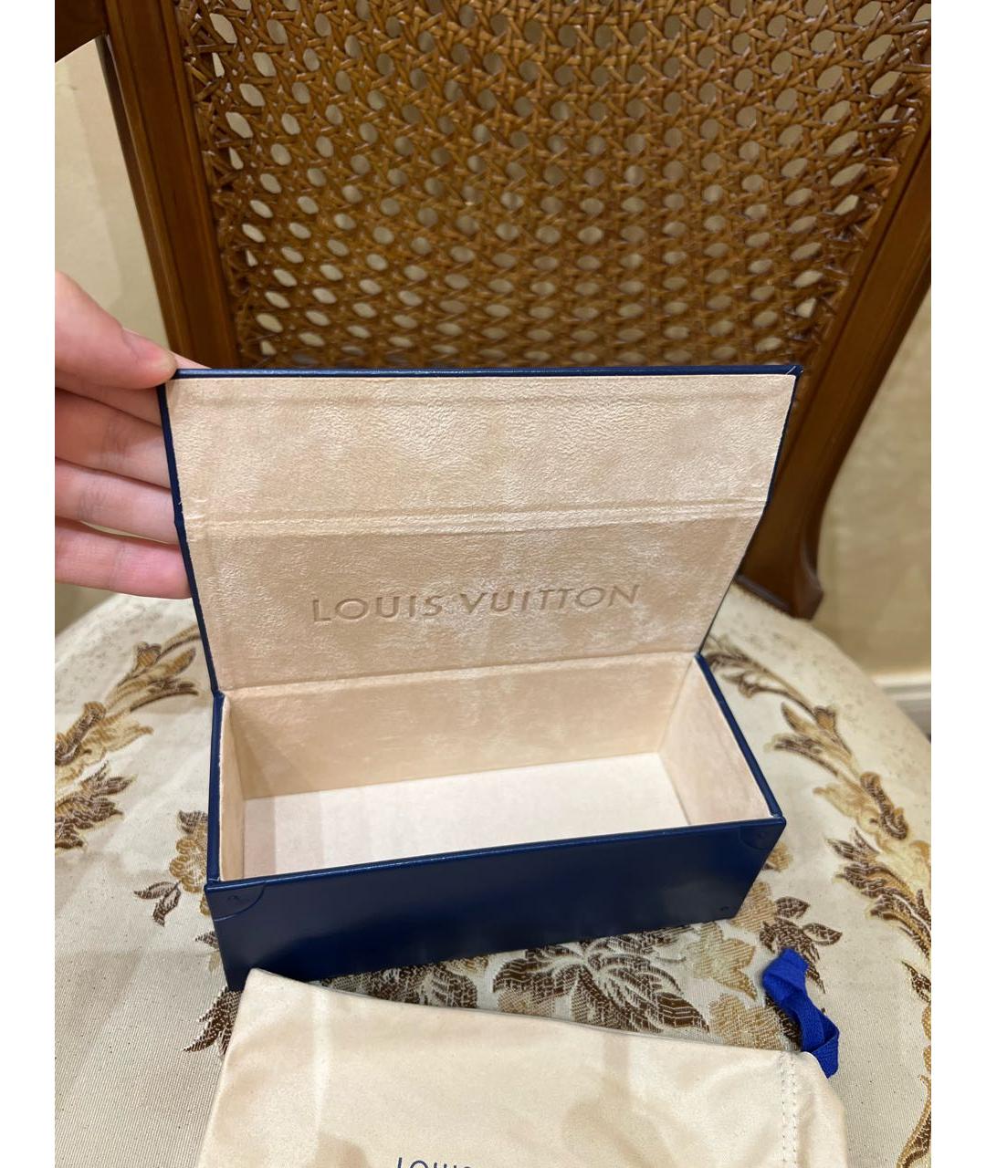 LOUIS VUITTON Черные пластиковые солнцезащитные очки, фото 5