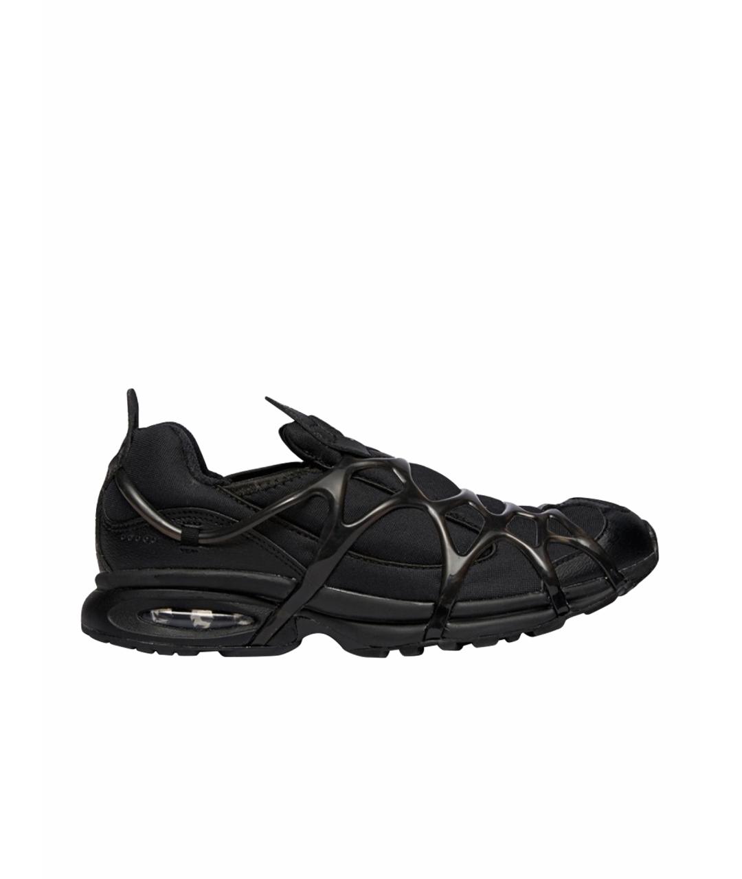 NIKE Черные неопреновые низкие кроссовки / кеды, фото 1
