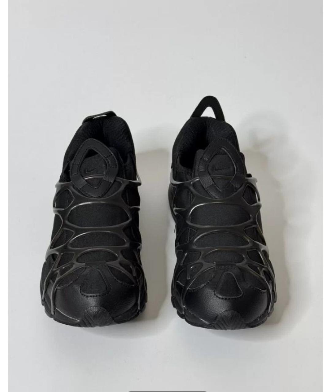 NIKE Черные неопреновые низкие кроссовки / кеды, фото 8