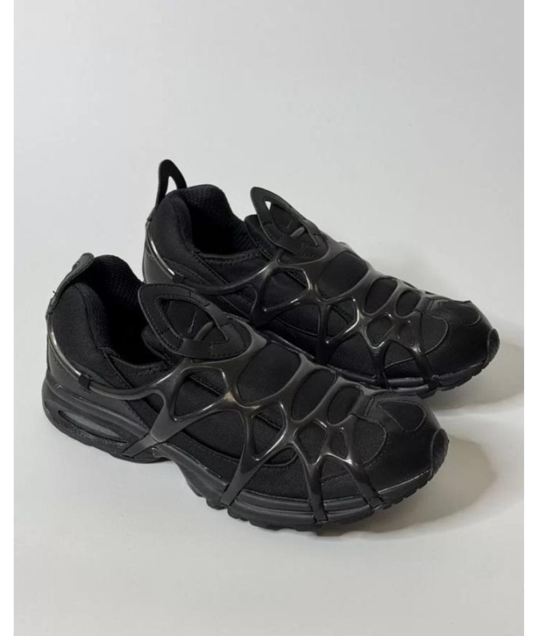 NIKE Черные неопреновые низкие кроссовки / кеды, фото 3