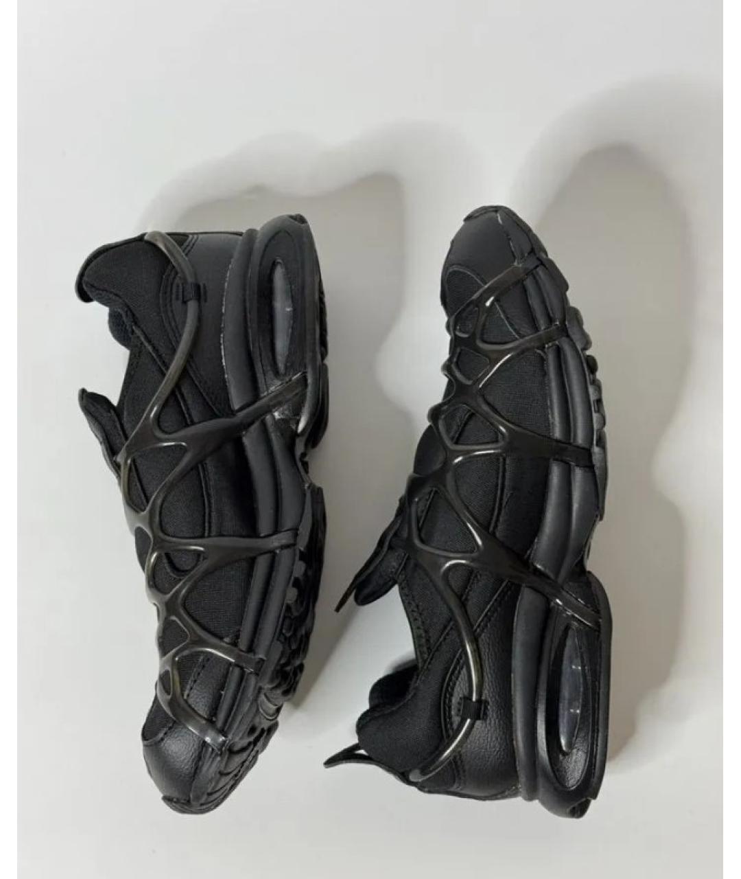 NIKE Черные неопреновые низкие кроссовки / кеды, фото 4