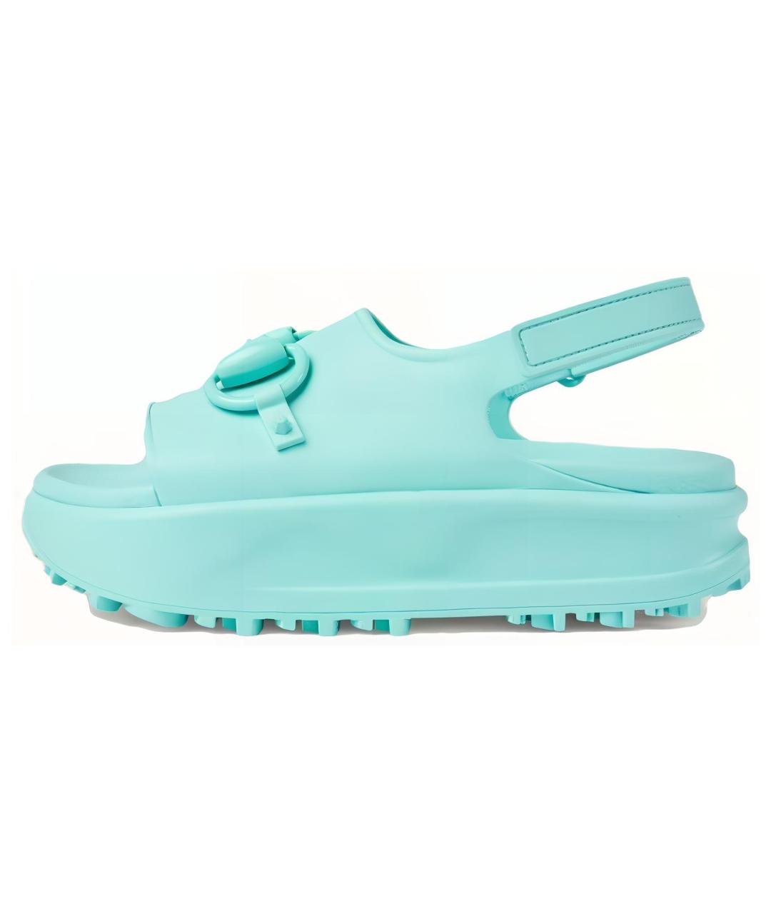 GUCCI Бирюзовые сандалии, фото 6