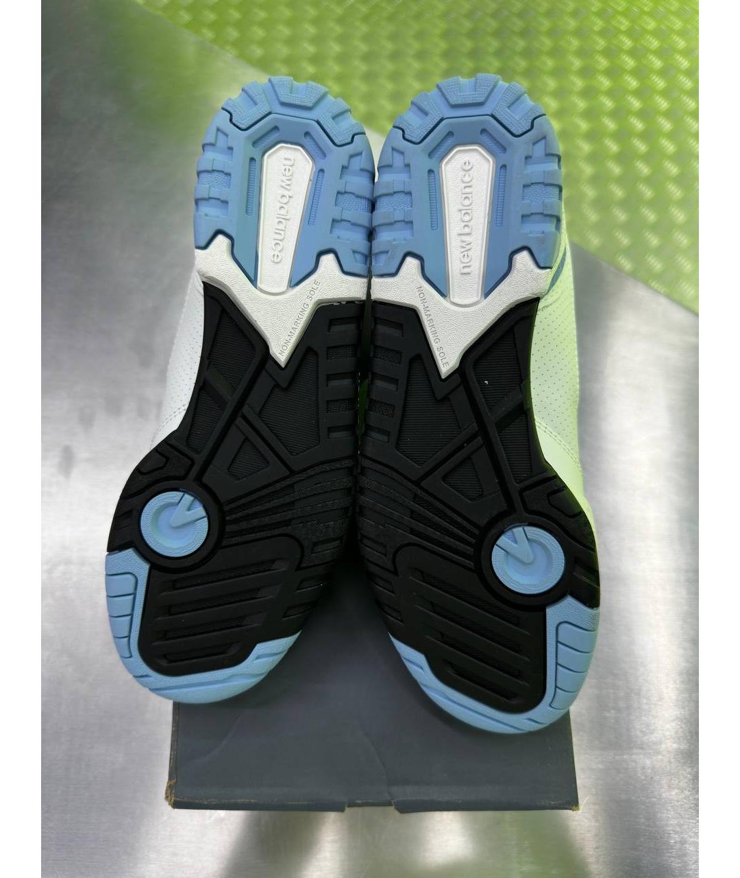NEW BALANCE Голубые кожаные кеды, фото 5