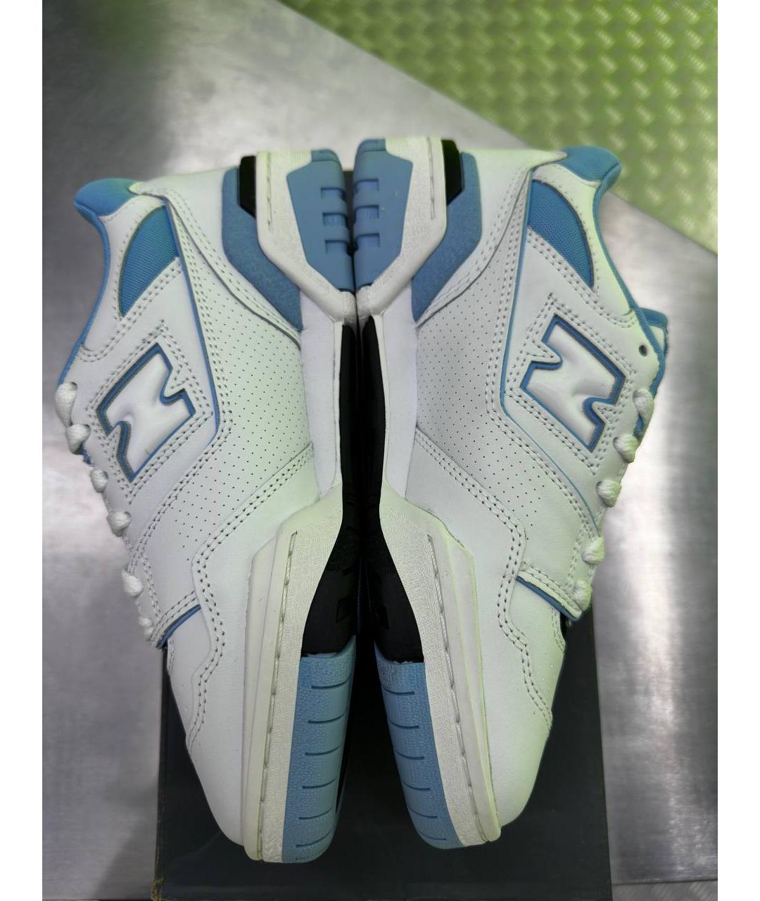 NEW BALANCE Голубые кожаные кеды, фото 4