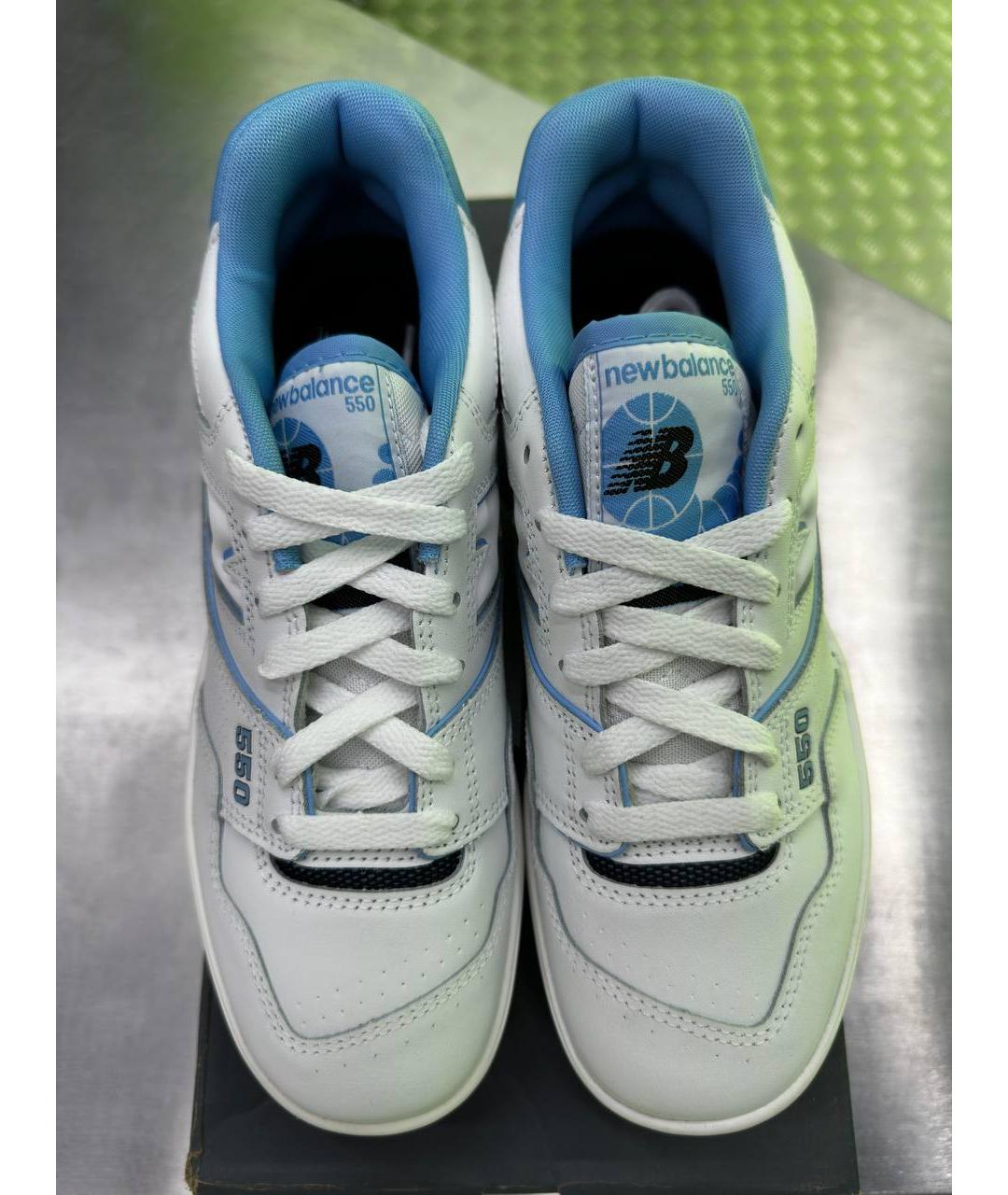 NEW BALANCE Голубые кожаные кеды, фото 3