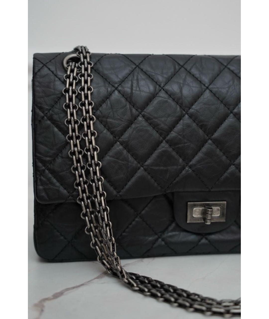 CHANEL Черная кожаная сумка через плечо, фото 4