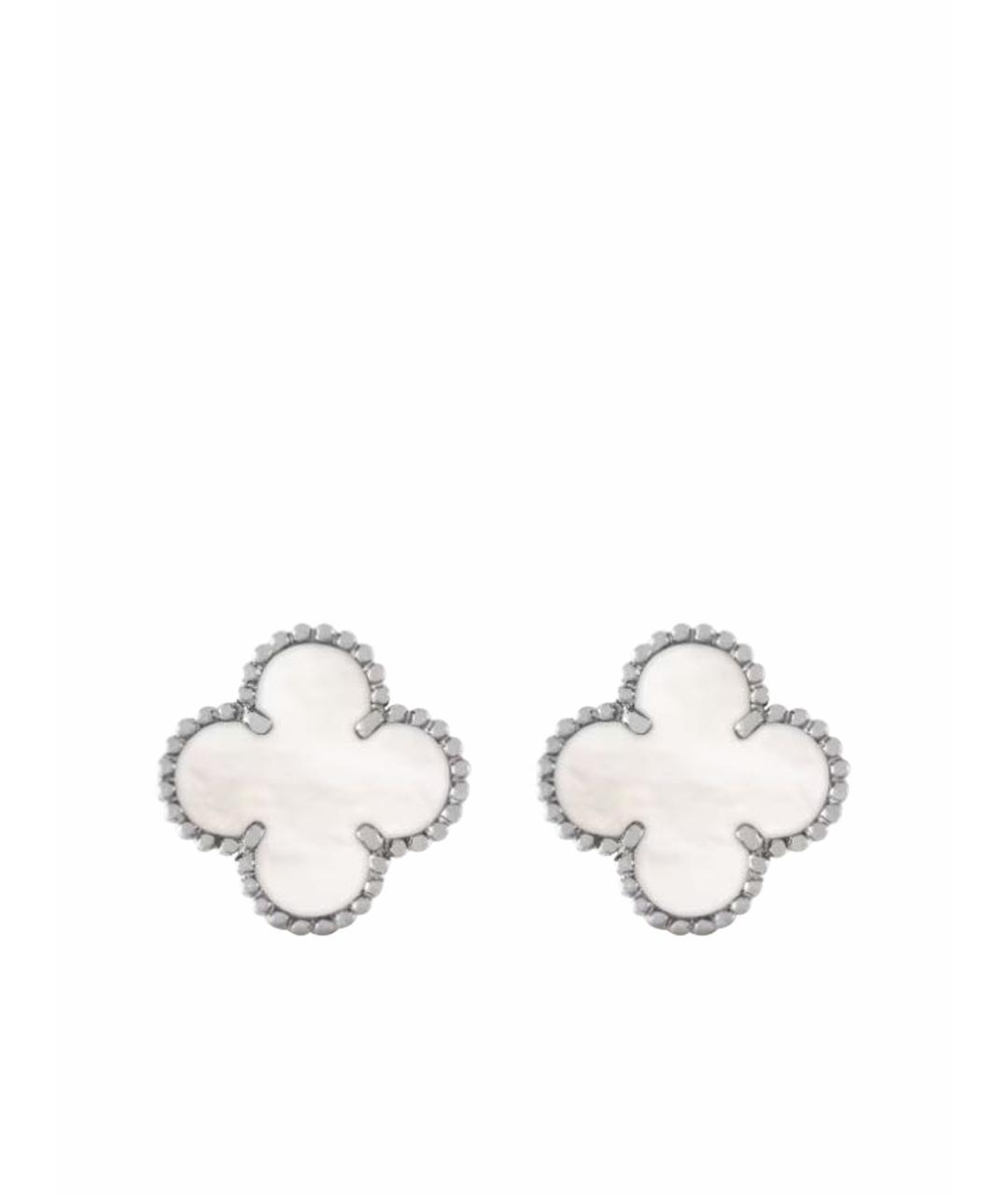 VAN CLEEF & ARPELS Белые серьги из белого золота, фото 1