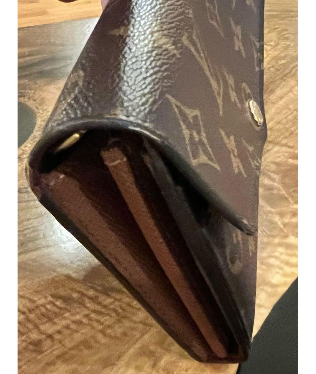 LOUIS VUITTON Коричневый кошелек, фото 2