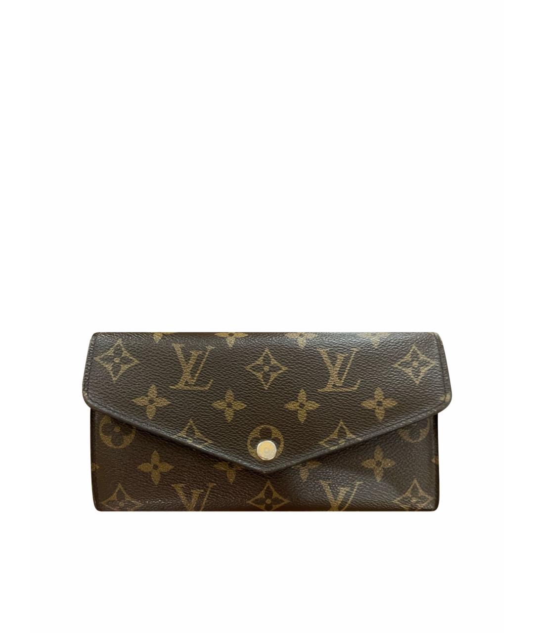 LOUIS VUITTON Коричневый кошелек, фото 1