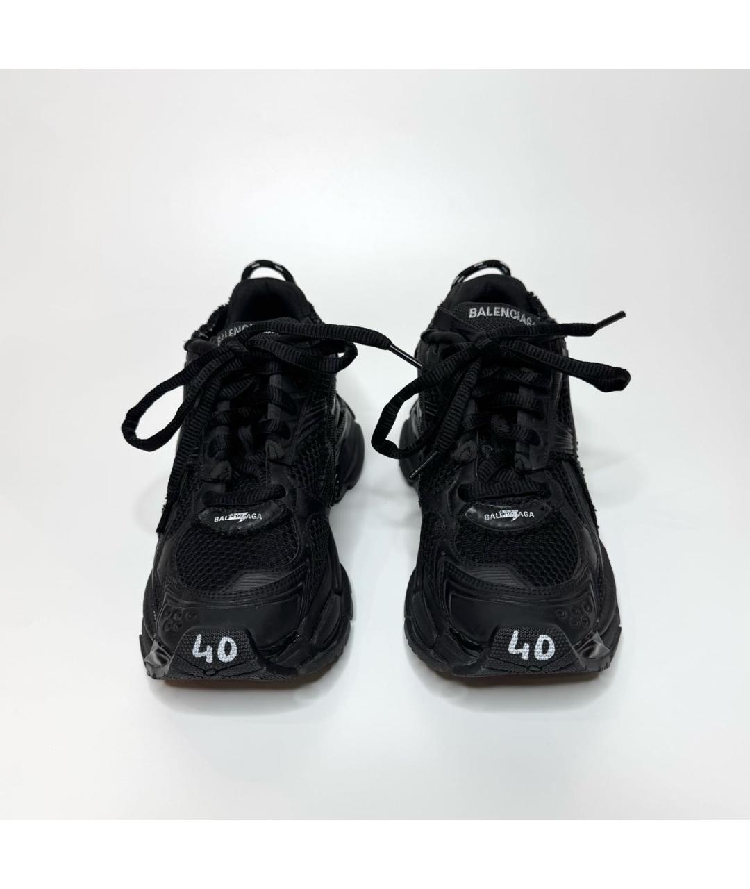 BALENCIAGA Черные текстильные кроссовки, фото 5