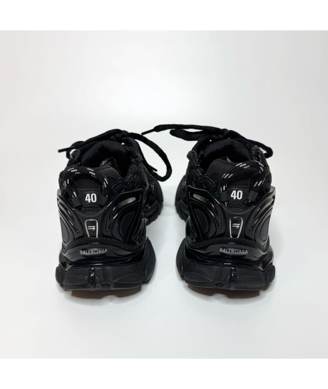 BALENCIAGA Черные текстильные кроссовки, фото 6