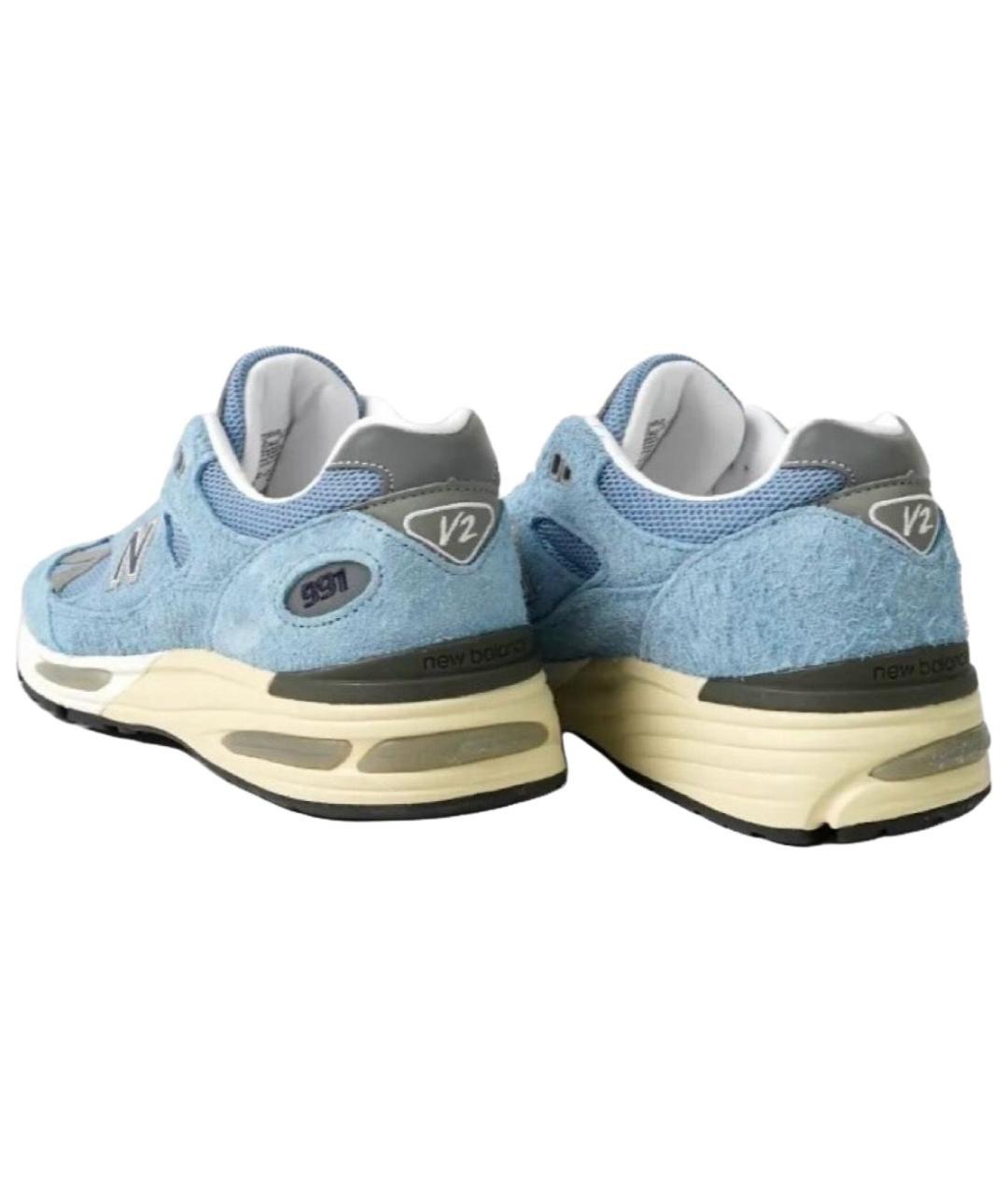 NEW BALANCE Голубые низкие кроссовки / кеды, фото 4