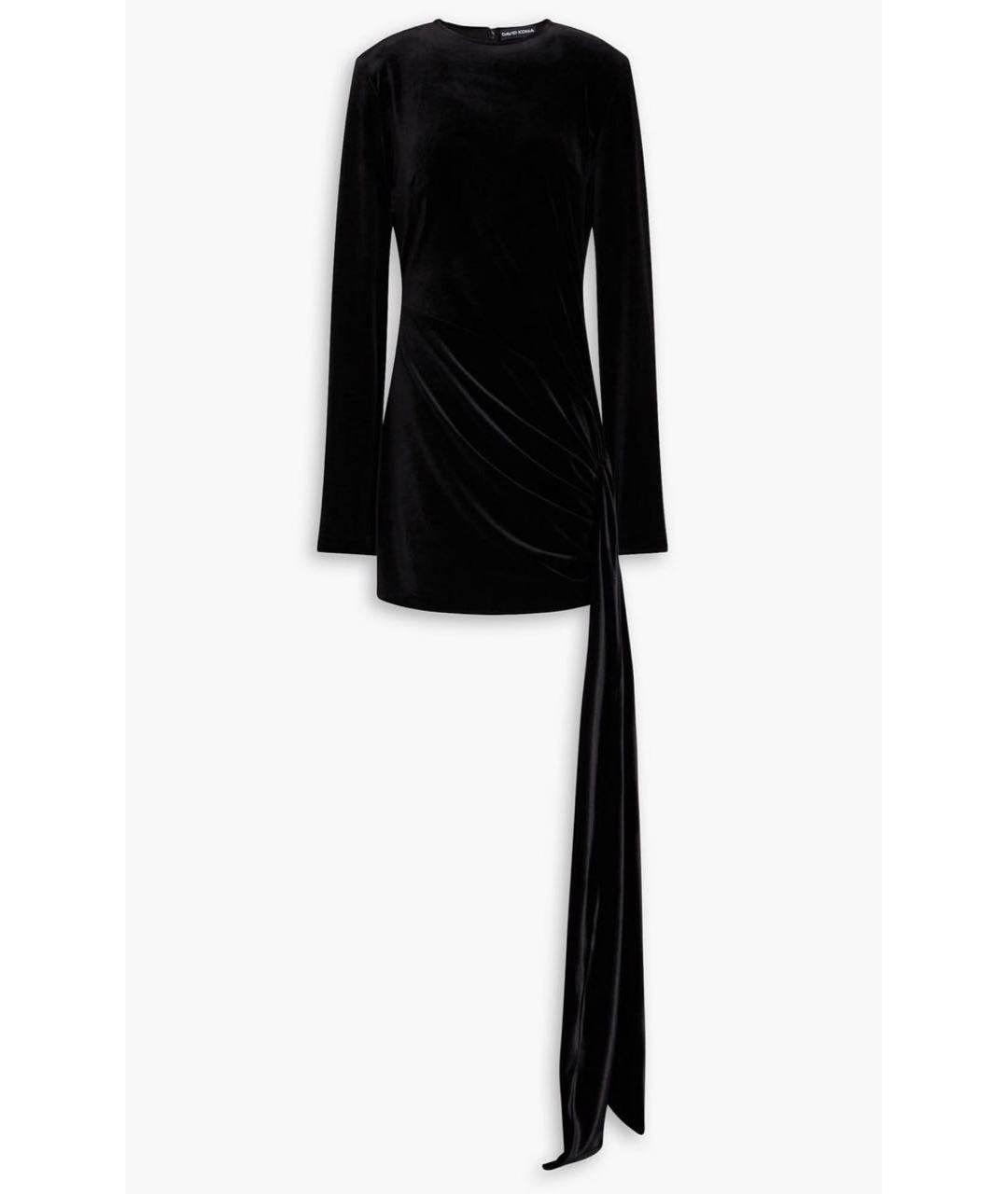 DAVID KOMA Черное коктейльное платье, фото 7