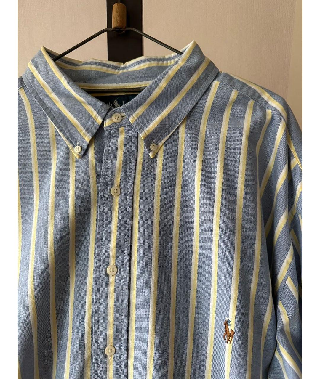 RALPH LAUREN Мульти хлопковая кэжуал рубашка, фото 3