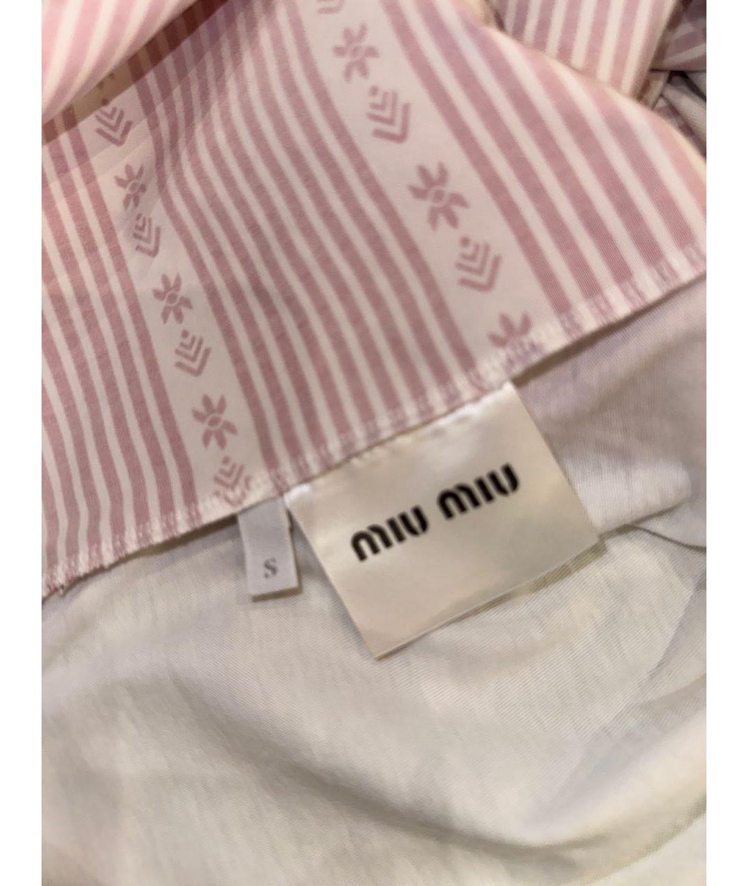 MIU MIU Мульти полиамидовая футболка, фото 4