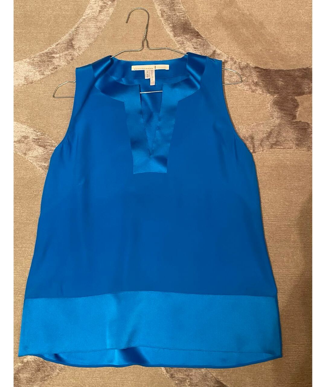 DOROTHEE SCHUMACHER Синяя шелковая рубашка, фото 4