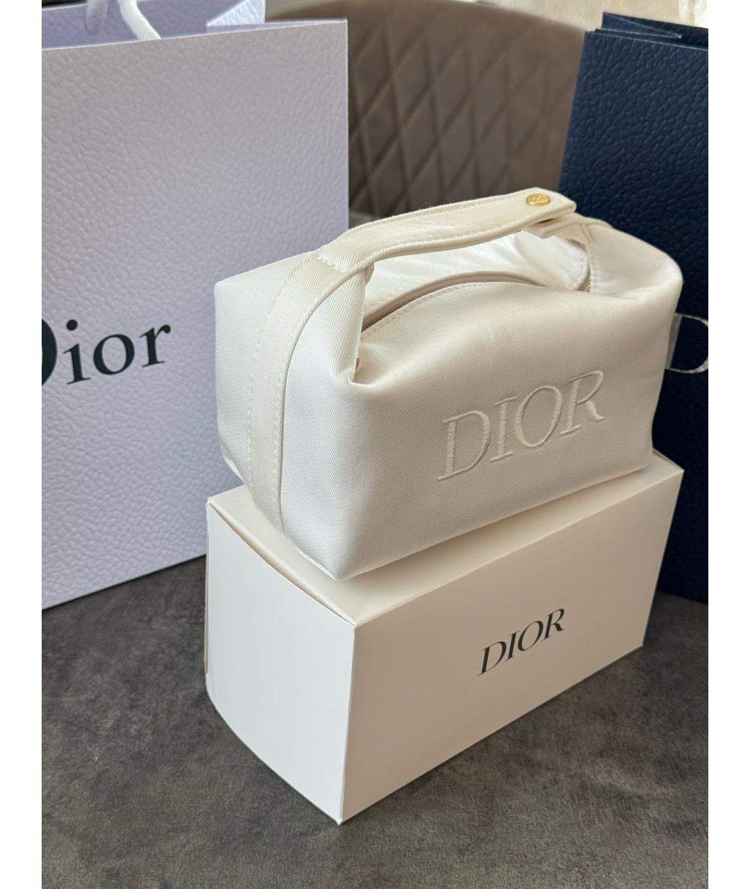 CHRISTIAN DIOR Белая косметичка, фото 6