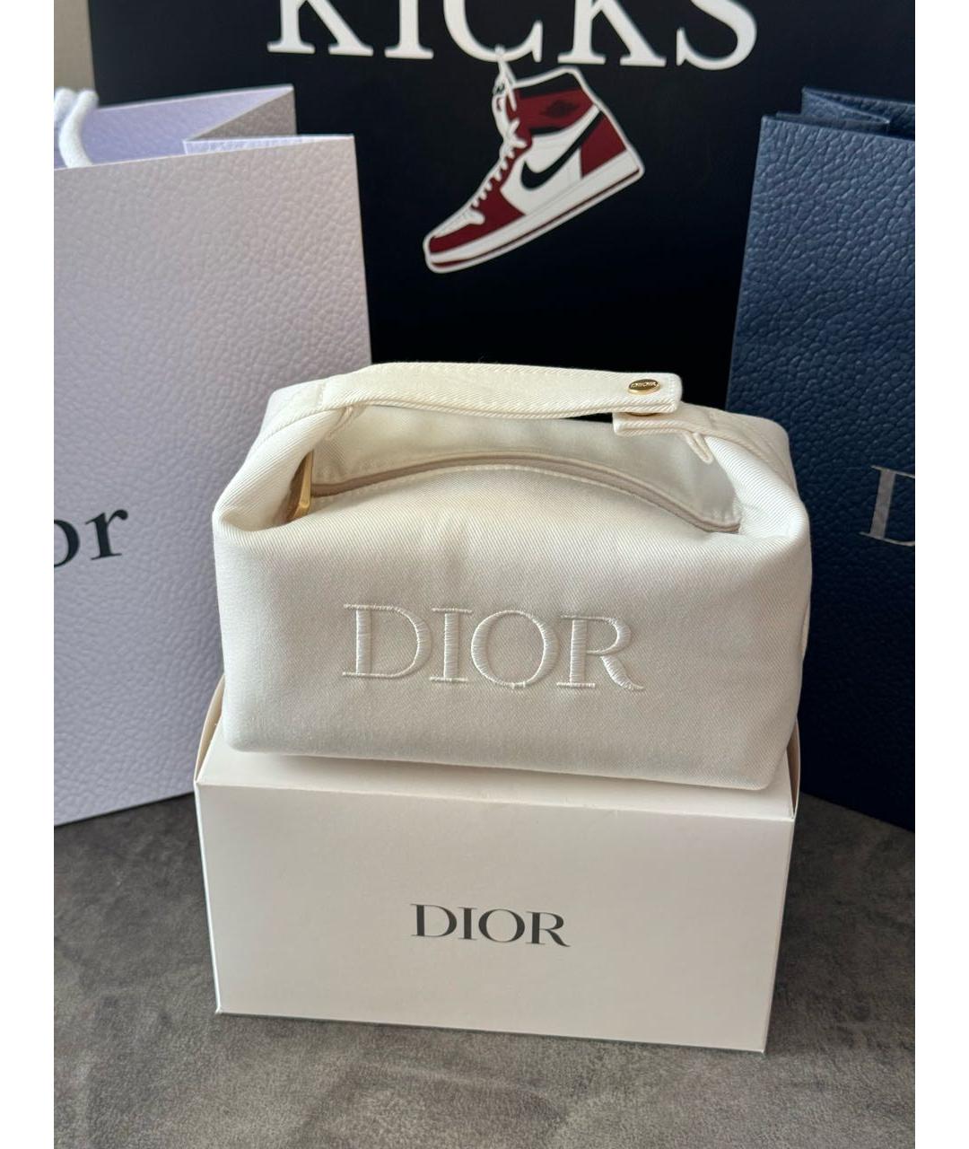 CHRISTIAN DIOR Белая косметичка, фото 3