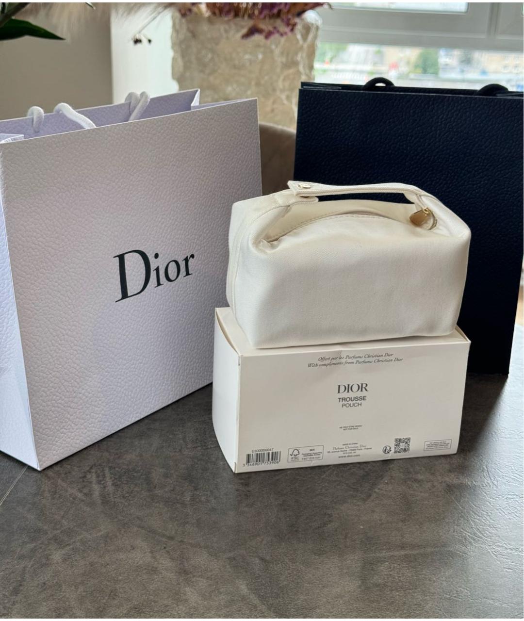 CHRISTIAN DIOR Белая косметичка, фото 8