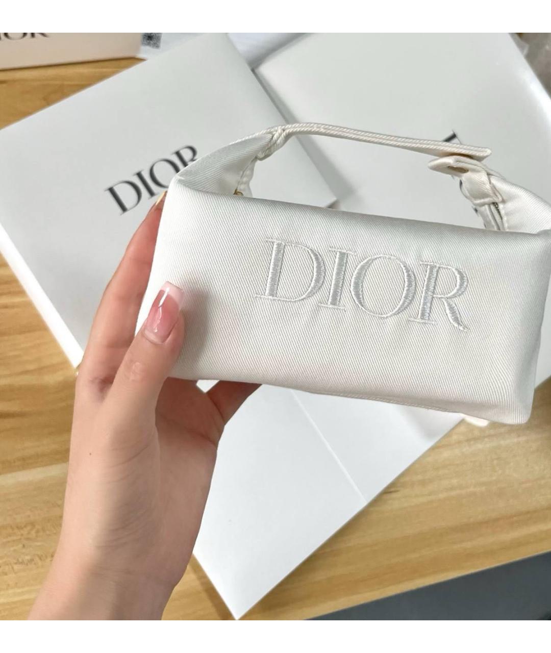 CHRISTIAN DIOR Белая косметичка, фото 3