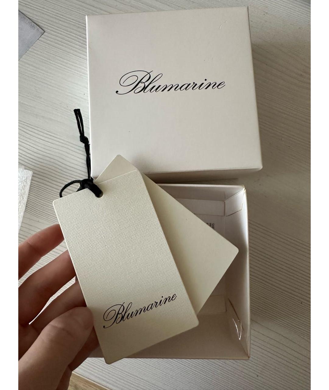 BLUMARINE Золотые латунные серьги, фото 5